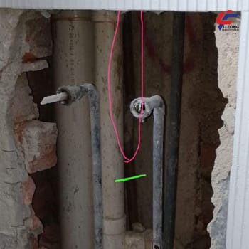 Leaking pipe or burst pipe repair