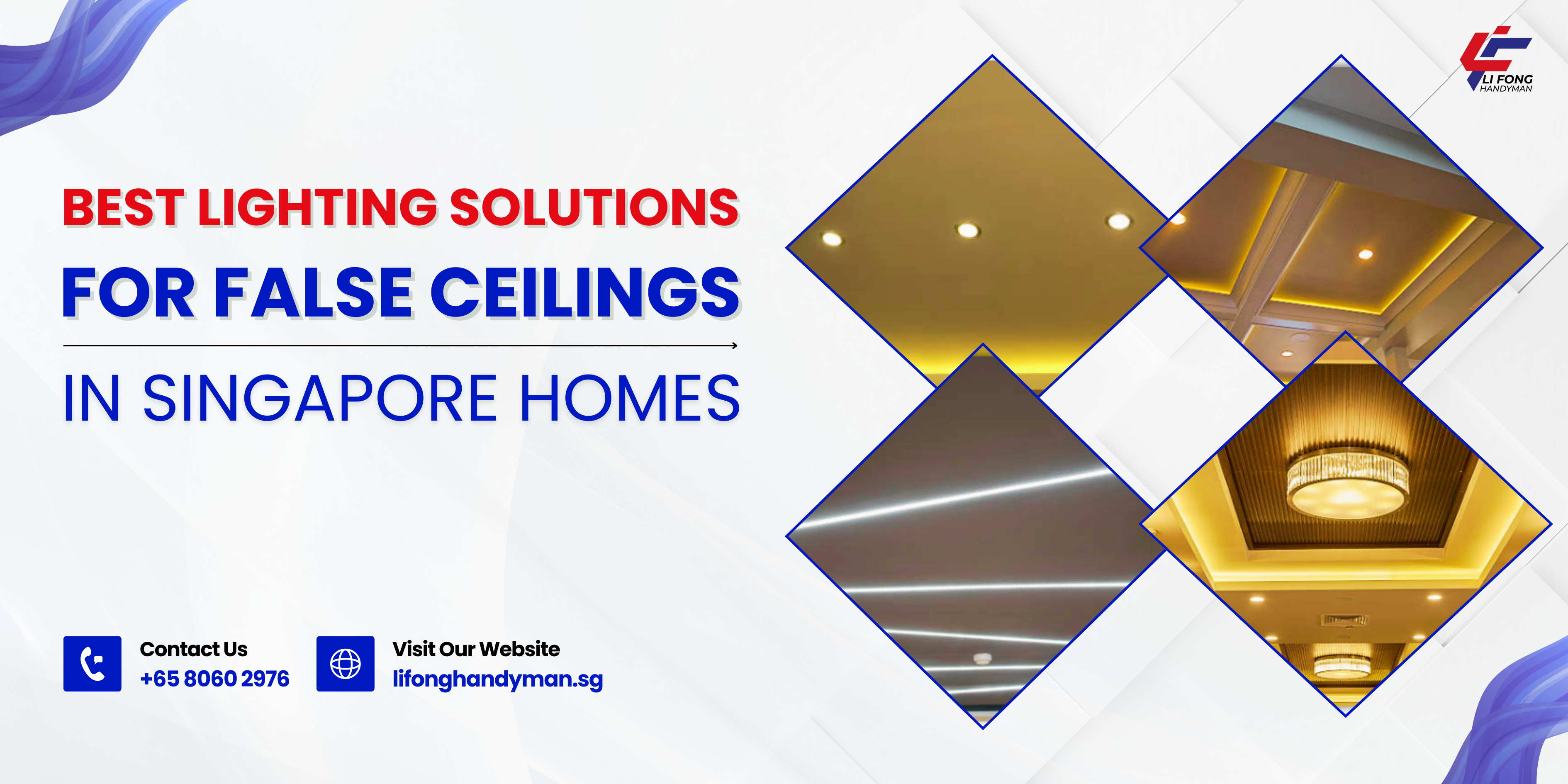 Best lighting solutions for falsse ceilings