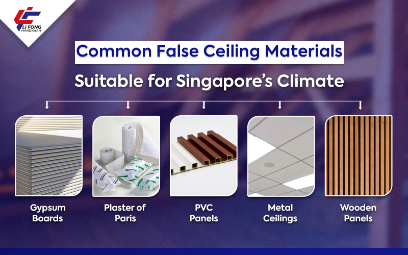 How to Choose the Right False Ceiling Design Materials? 3 Common False Ceiling Materials for Singap