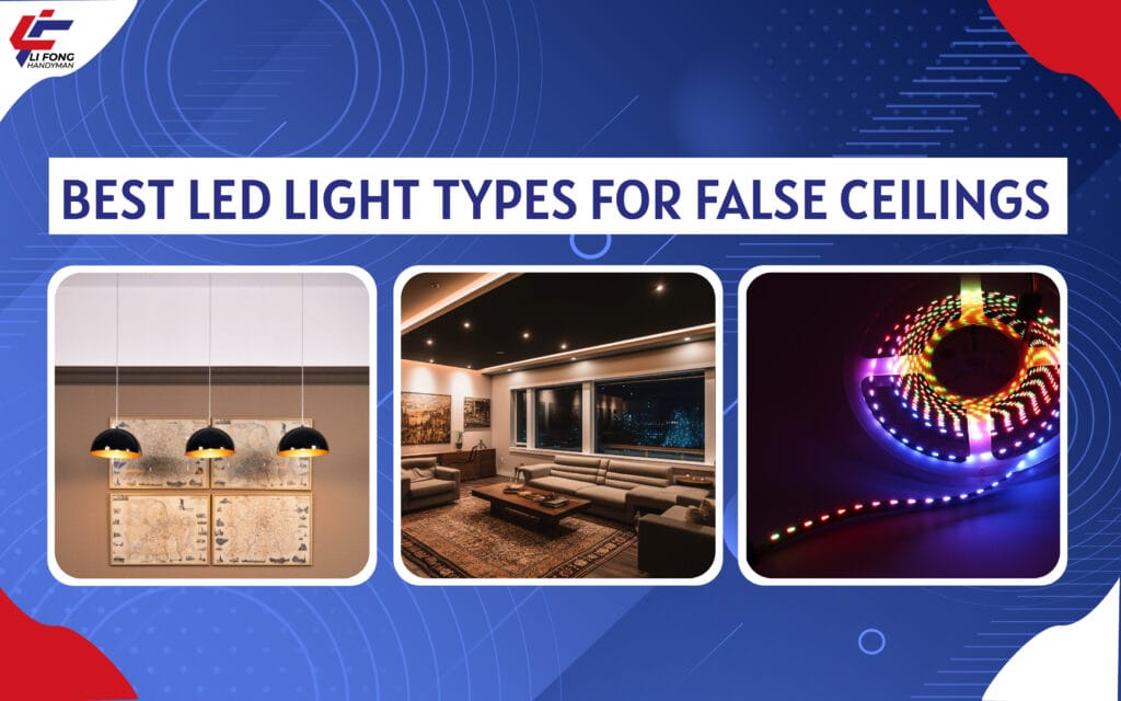 How False Ceiling LED Lights Design Affects Mood and Ambiance 1 Best LED Light Types for False Ceilings 01