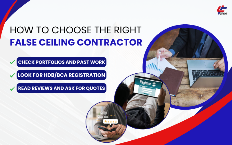 Why Hire a Professional False Ceiling Contractor in Singapore? 2 How to Choose the Right False Ceiling Contractor