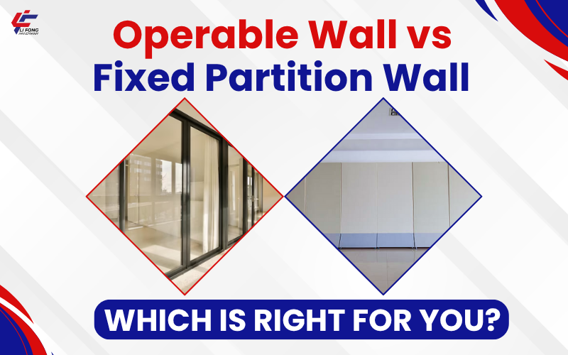 Operable Wall Design Ideas for Singapore Homes and Offices 2 Operable Wall vs Fixed Partition Wall: Which Is Right for You?